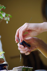 Making of hand made jewellery