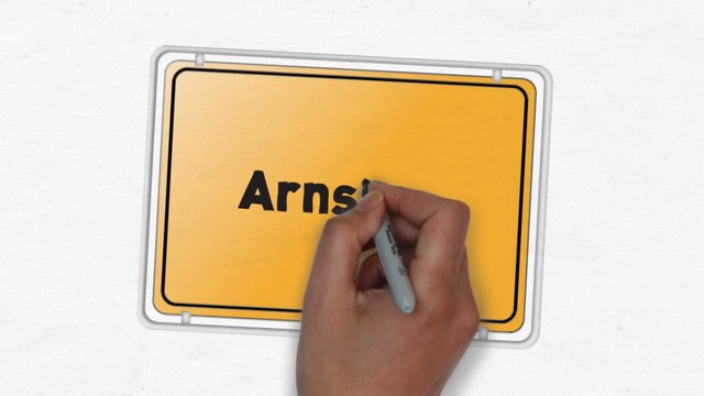 Arnstein Ortseingangsschild Ortsschild Ortseingang Stadt