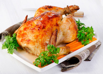 Roasted chicken
