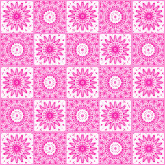 Background with abstract pink pattern