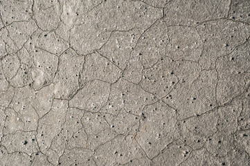 Texture of dried soil
