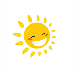 cartoon sun