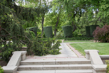 Garden of Cecilio Rodriguez, Retiro Park, Madrid (Spain)