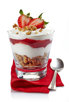 Layered cream dessert