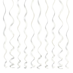 Serpentine ribbons isolated