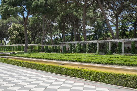 Garden of Cecilio Rodriguez, Retiro Park, Madrid (Spain)