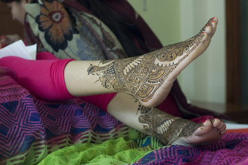 henna design, bride , wedding, Rajasthan, India