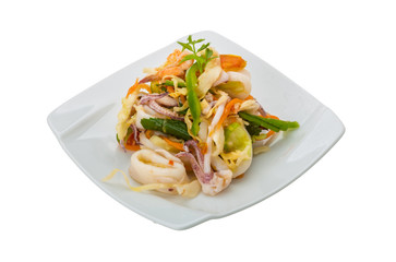 Asian seafood salad