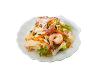 Asian seafood salad