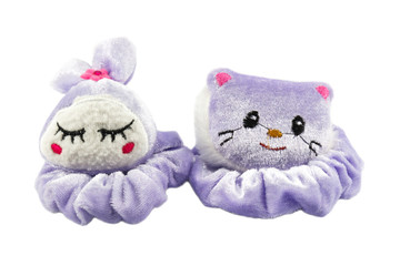 Cat and Rabbit rubber band