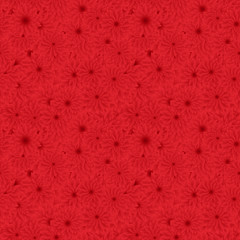 Seamless red flower pattern background