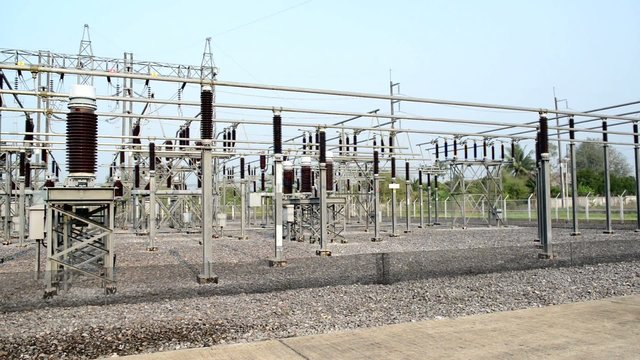Power station for making electric energy