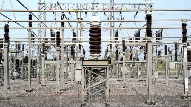 Power station for making electric energy