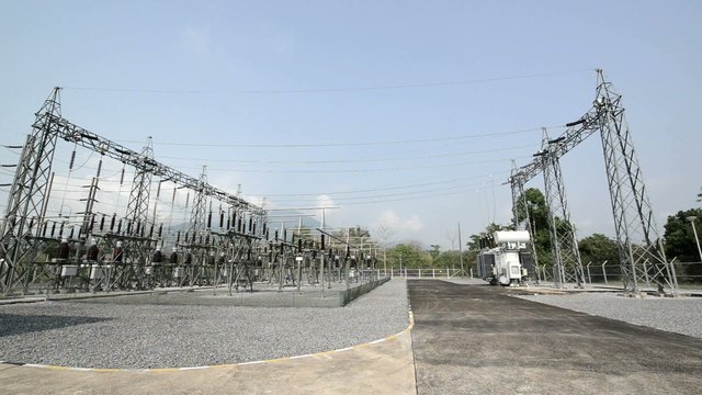 Power station for making electric energy
