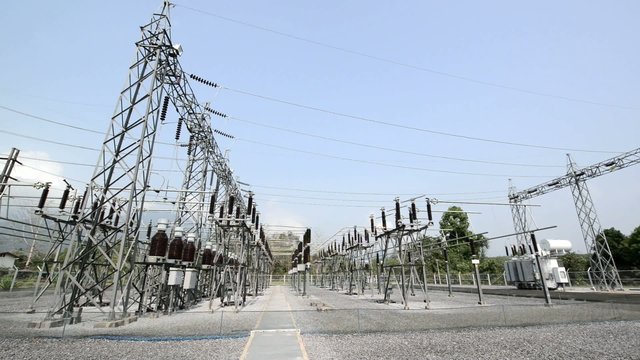 Power station for making electric energy