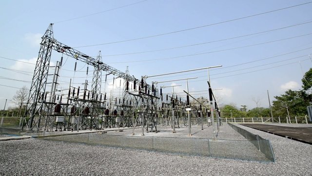 Power station for making electric energy