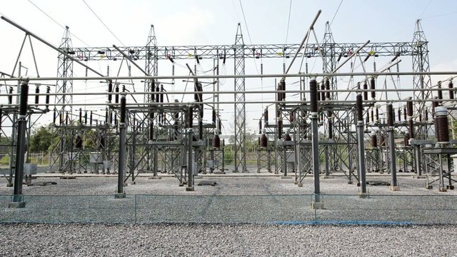 Power station for making electric energy