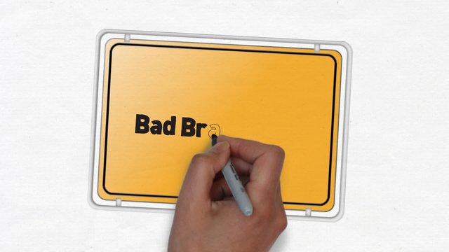 Bad Bramstedt Ortseingangsschild Ortsschild Ortseingang Stadt