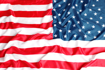 Obraz premium Close up of American flag