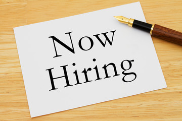Now Hiring Message