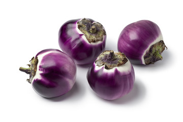 Round eggplants