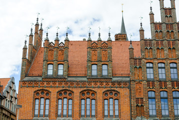 Detail of the Old Town Hall, Hannover, Germany