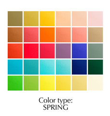 seasonal solor analysis for spring type