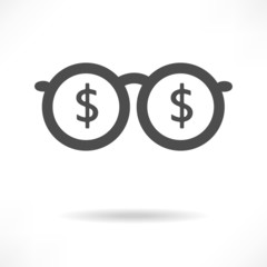 Eyeglasses Sign vector