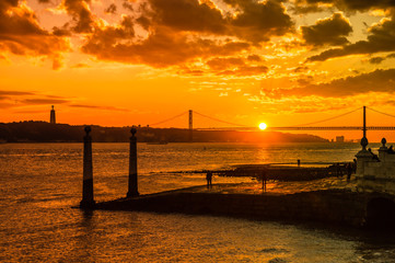 25th April Bridge, Lisbon, Portugal