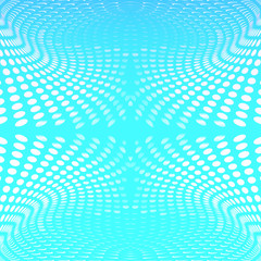 Abstract blue background circles wave