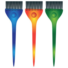 Set dye brush