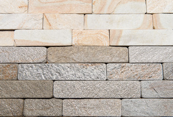 Building natural stone cladding