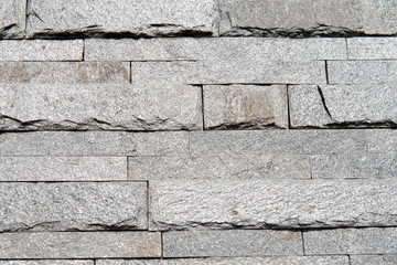 Building natural stone cladding