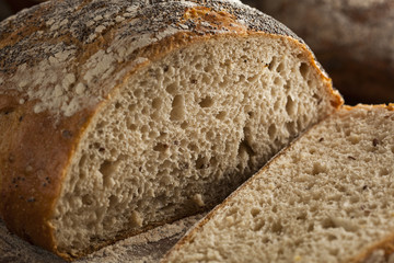 Organic Homemade Ancient Grain Bread