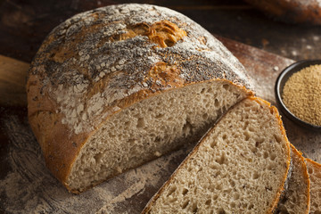Organic Homemade Ancient Grain Bread