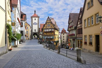 Muurstickers Rothenburg ob der Tauber, Germany © saprygins