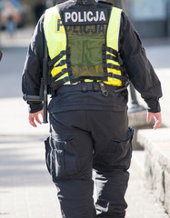 Back of polish policema © irontrybex