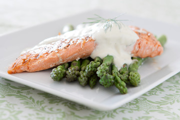 Salmon and Asparagus