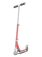 Red scooter