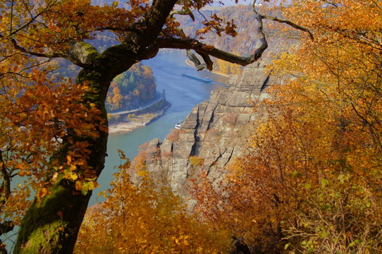 Rhein und Loreley