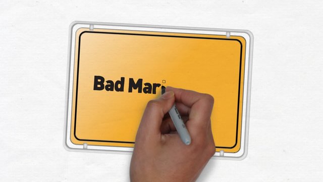 Bad Marienberg Ortseingangsschild Ortsschild Ortseingang Stadt