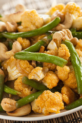 Spicy Thai Cauliflower and Beans