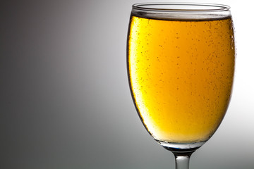 Closeup bubble of beer