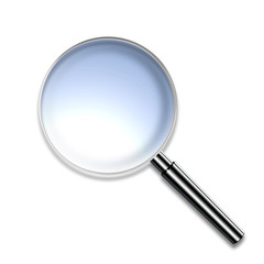 Magnifying Glass, Isolated On White Background