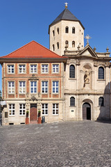 Fototapeta na wymiar Gaukirche St. Ulrich am Domplatz in Paderborn