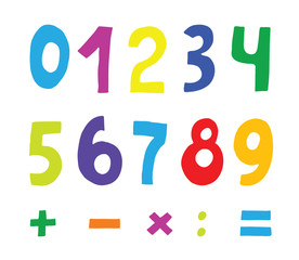 Set of color numbers