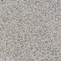 Gray color gravel floor