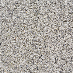 Gray color gravel floor