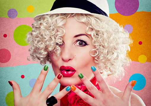 sassy girl with colorful nails-fashion shots 18