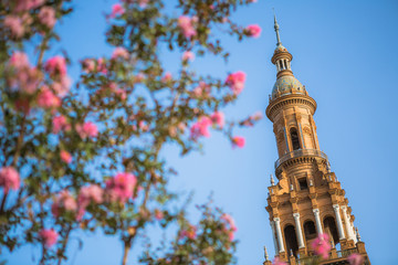 Naklejka premium Plaza De Espana - Seville, Spain